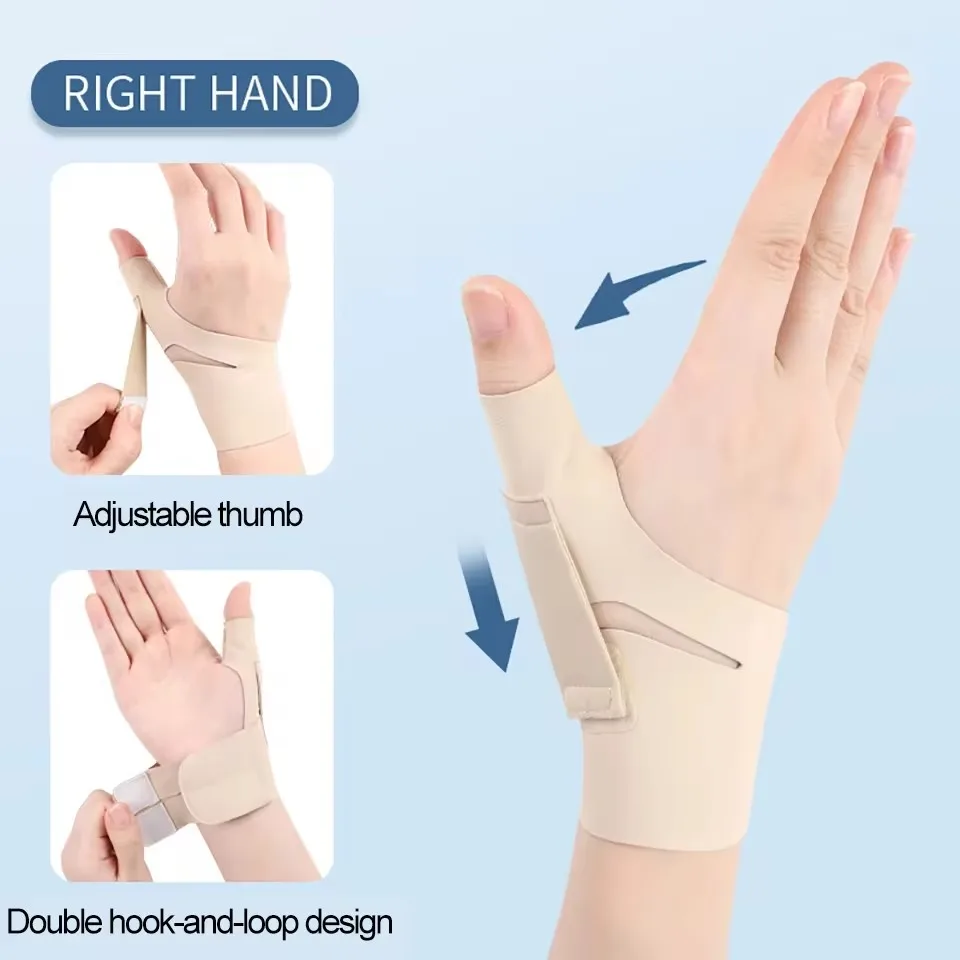 GOBYGO 1Pcs Adjustable Thumb Sleeve Tendon Protection Lightweight Breathable Non-slip Non-stuffy Wrist Protector Joint Sprain - Image 8