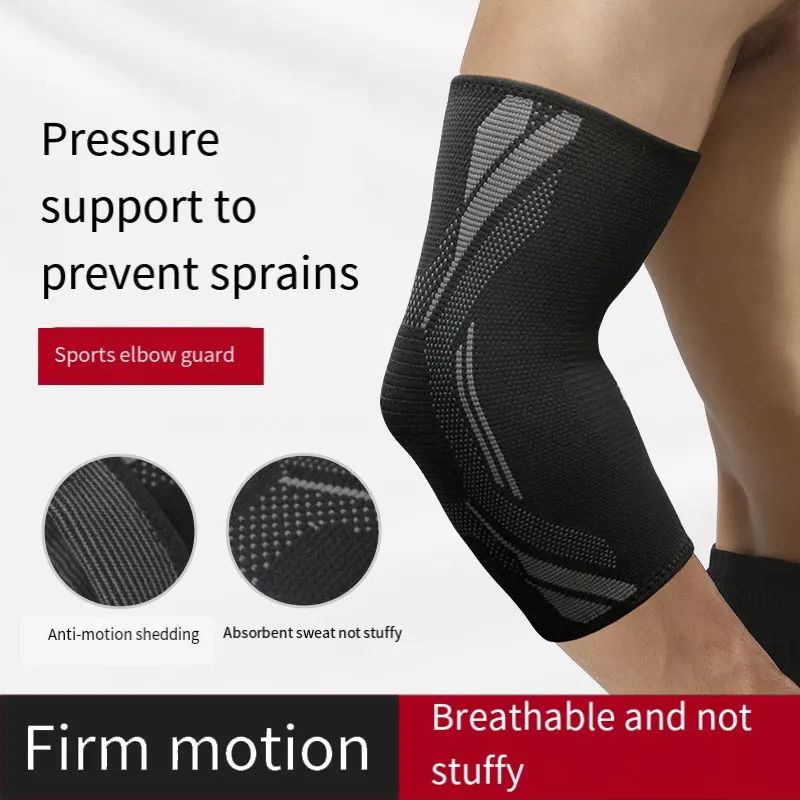 Knitted Elbow Pads Joint Protection Fitness Warmth Sports  Non-slip Breathable Perspiration Arm Guards - Image 3