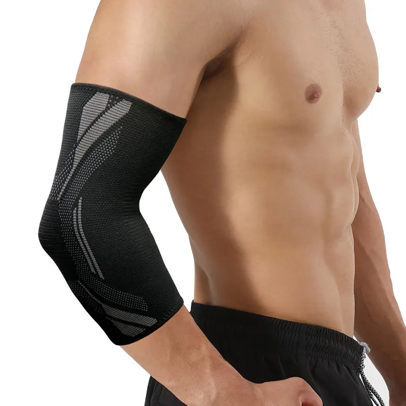 Knitted Elbow Pads Joint Protection Fitness Warmth Sports  Non-slip Breathable Perspiration Arm Guards - Image 6